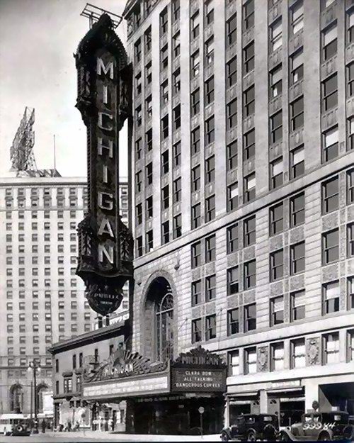 Michigan Theatre - Classic Exterior Shot (newer photo)